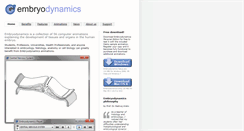 Desktop Screenshot of embryodynamics.com